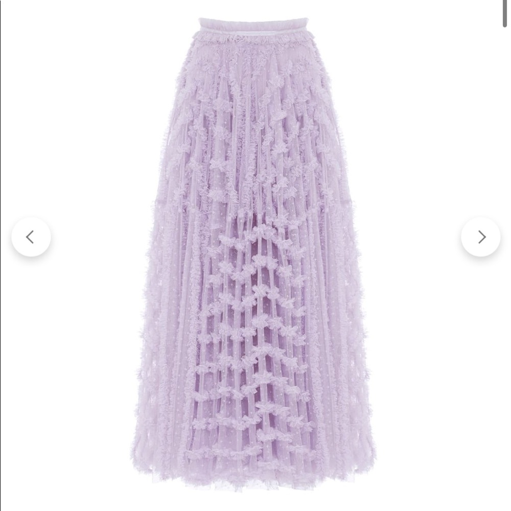 Needle & Thread Florence Ruffle Maxi Skirt